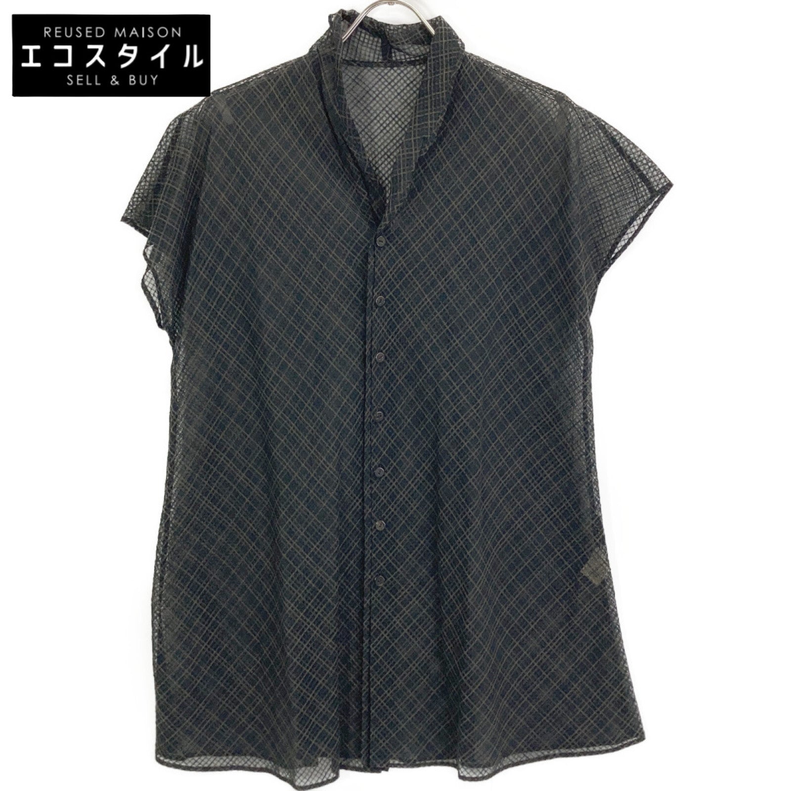 JURGEN LEHL Black Silk x Cotton Shirt Dress