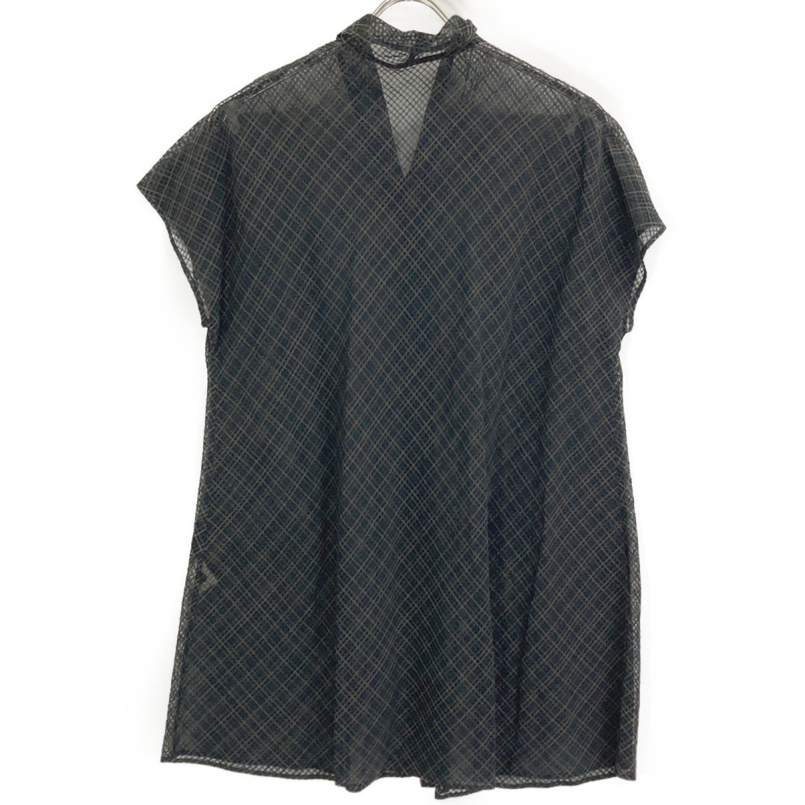 JURGEN LEHL Black Silk x Cotton Shirt Dress