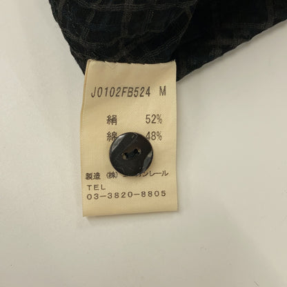JURGEN LEHL Black Silk x Cotton Shirt Dress