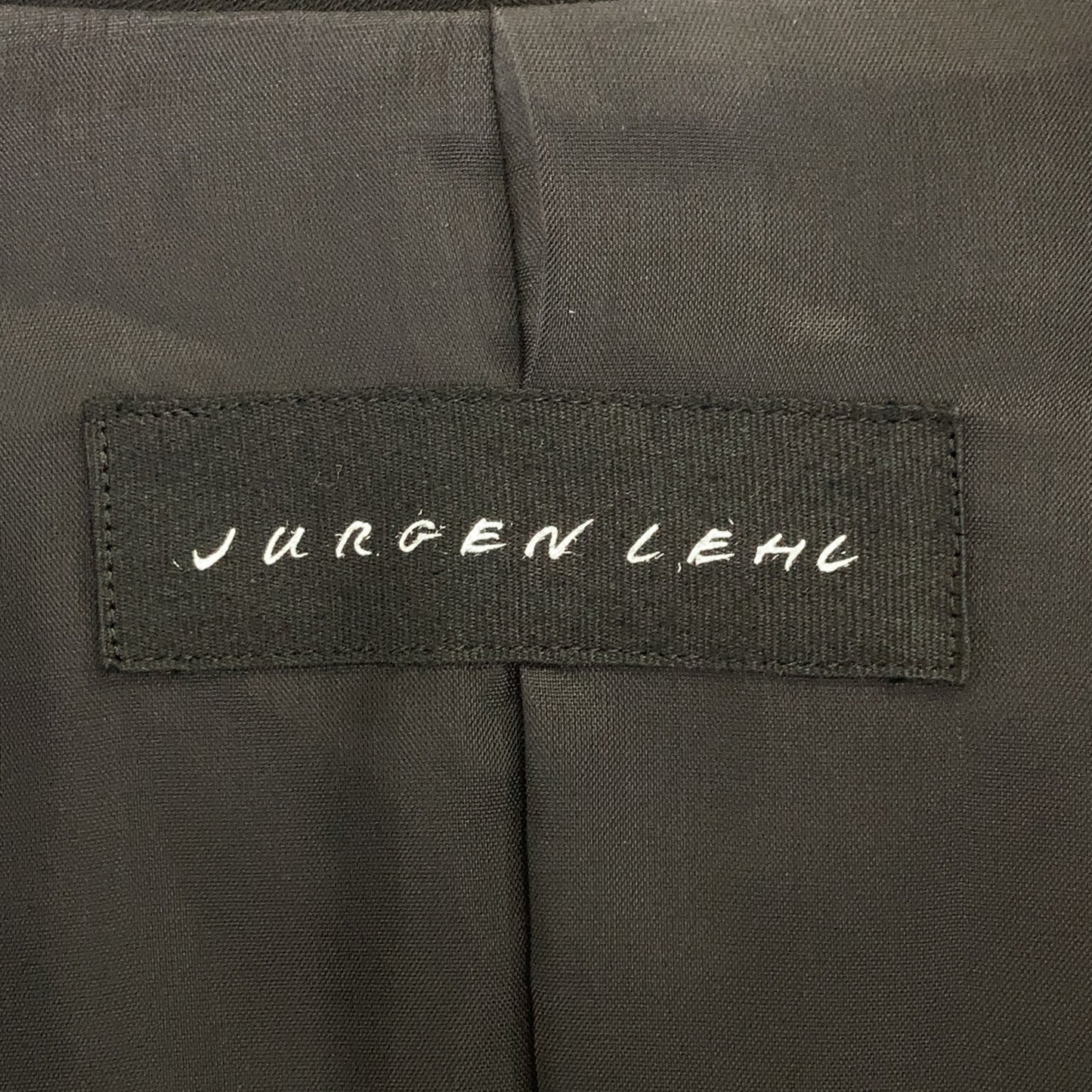 JURGEN LEHL Black Wool x Angora Jacket