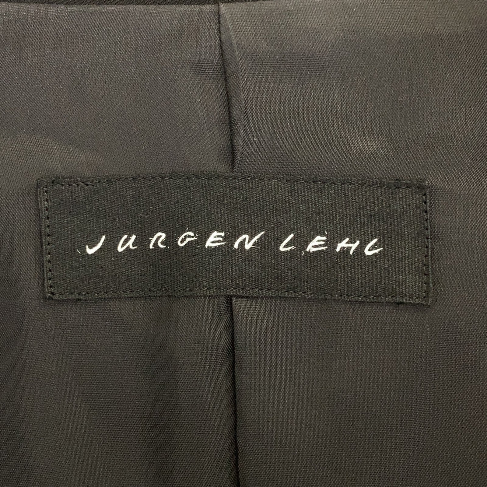JURGEN LEHL Black Wool x Angora Jacket