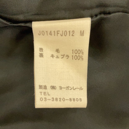 JURGEN LEHL ヨーガンレール 黑色 羊毛 无领 夹克 夹克