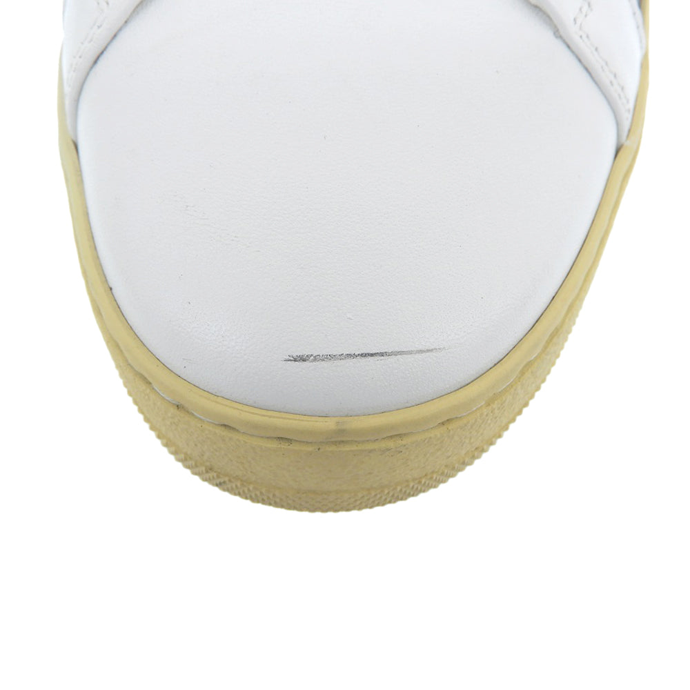 OFF-WHITE オフホワイト DIAGONALS レザー スニーカー シューズ メンズ ホワイト×ブラック 41 16SS シューズ 41