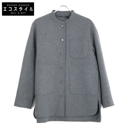 S MaxMara エスマックスマーラ 25AW グレー COSTANZA ピュアウール シャツジャケット ジャケット