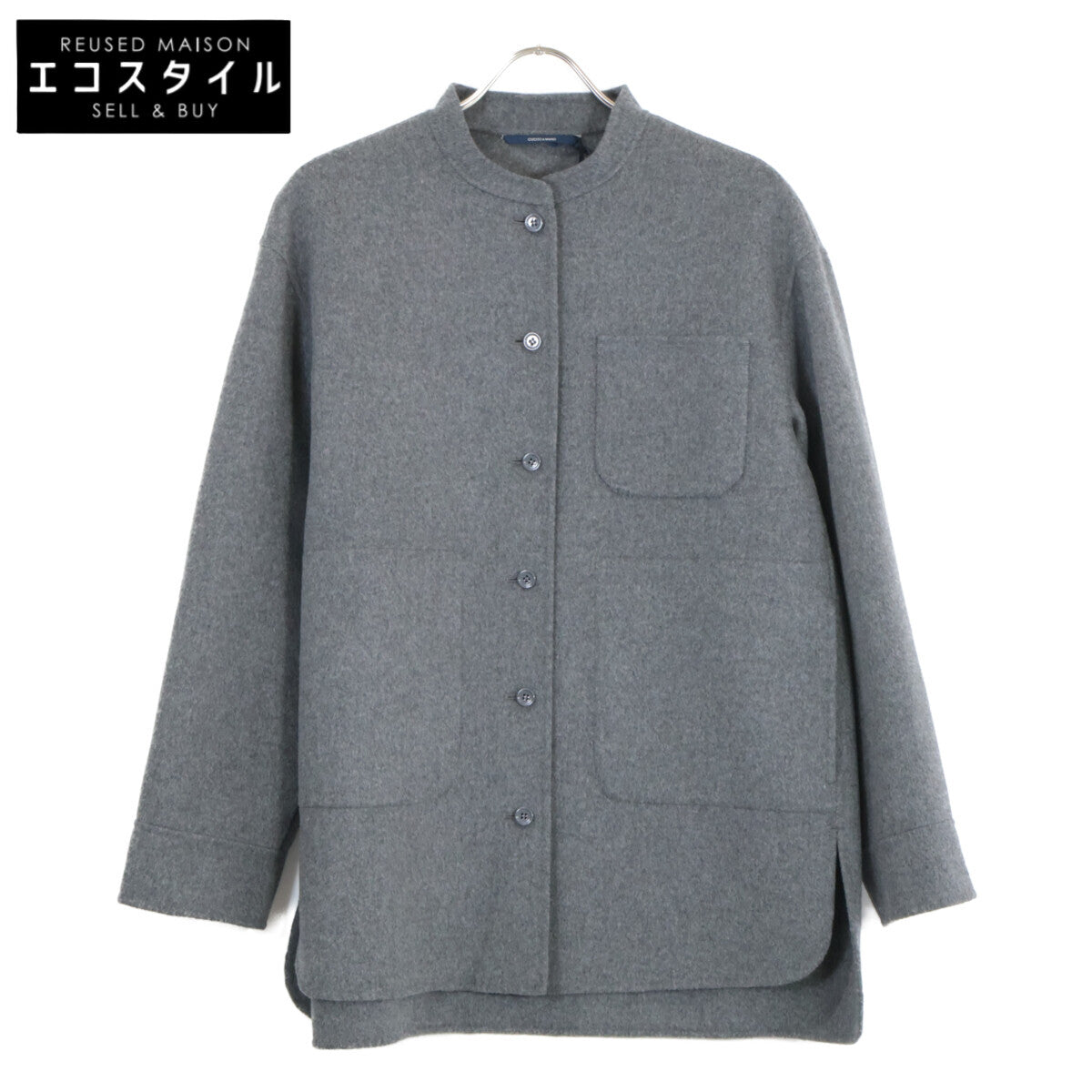 S MaxMara S MaxMara 25AW 灰色 COSTANZA 纯羊毛衬衫夹克 夹克