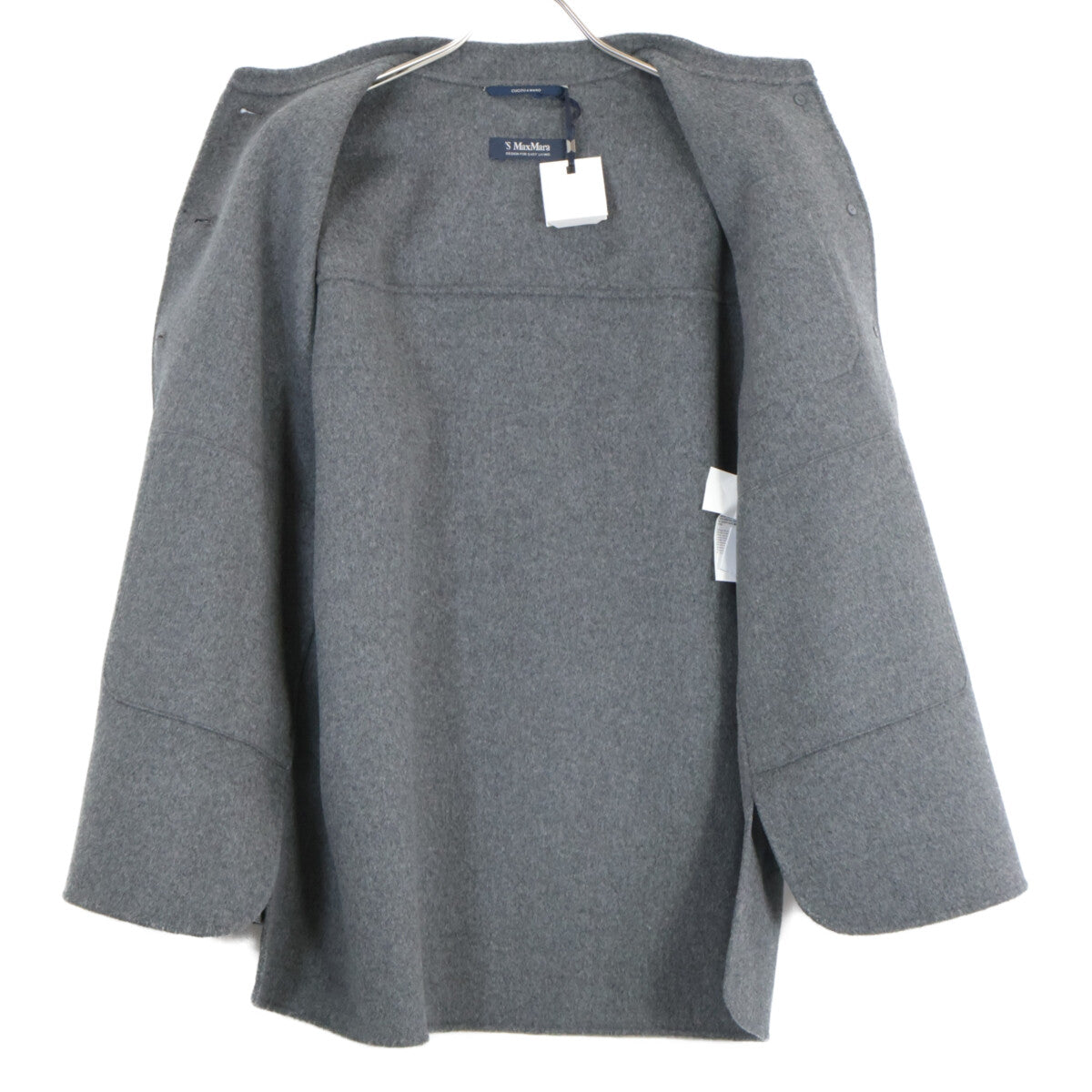 S MaxMara S MaxMara 25AW 灰色 COSTANZA 纯羊毛衬衫夹克 夹克