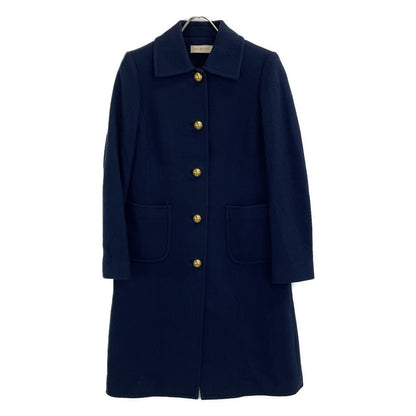 Tory Burch 汤丽柏琦 10006301 海军蓝 金扣 大衣 长款大衣