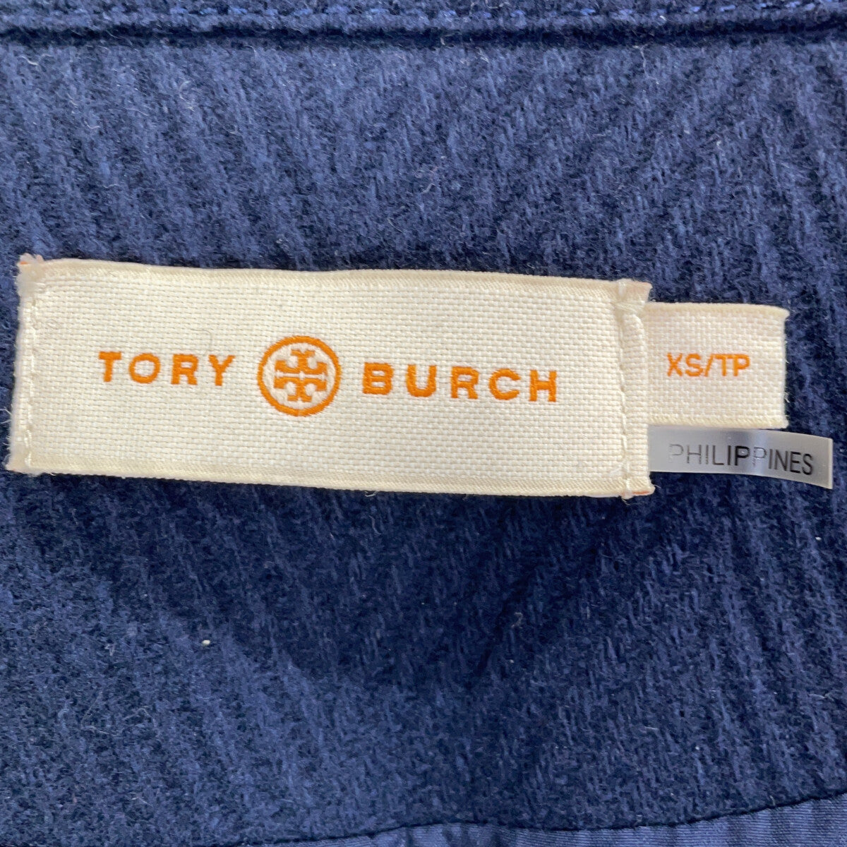 Tory Burch 汤丽柏琦 10006301 海军蓝 金扣 大衣 长款大衣