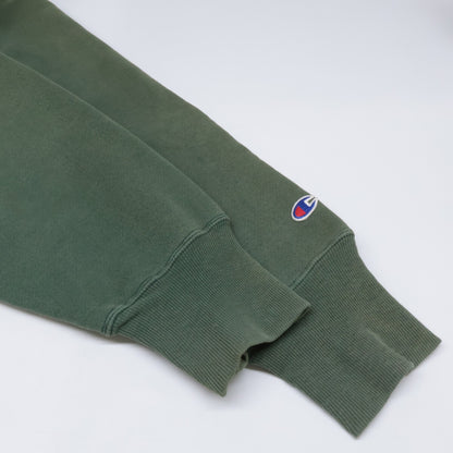 绿色 90年代～00年代 Reverse Weave 带刺绣连帽衫 上衣 XL 男士