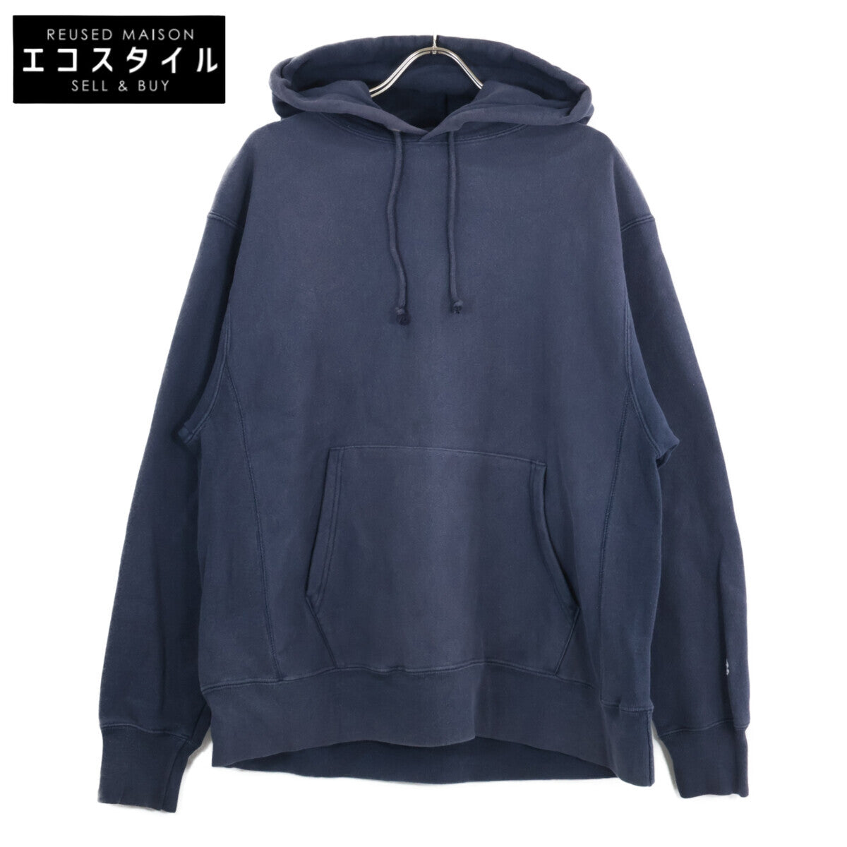 海军蓝 Champion Reverse Weave 连帽衫 XL 男士