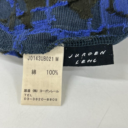 JURGEN LEHL ヨーガンレール グレー コットン 幾何学 カットソー トップス