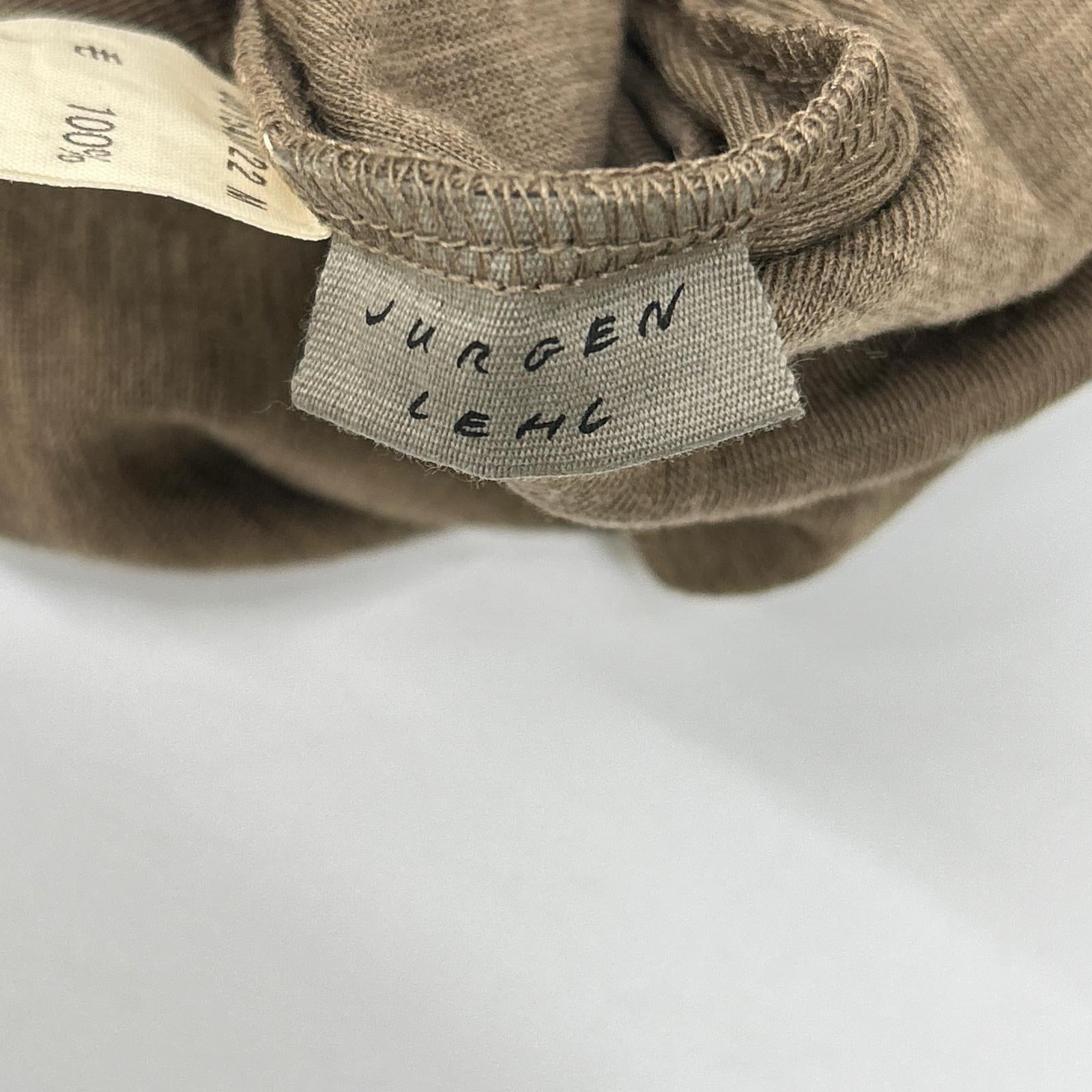 JURGEN LEHL ヨーガンレール ブラウン ウール ハイネック ニット トップス