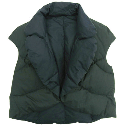 Quilted Down Vest Cotton Women's Grey L Vest L Women's