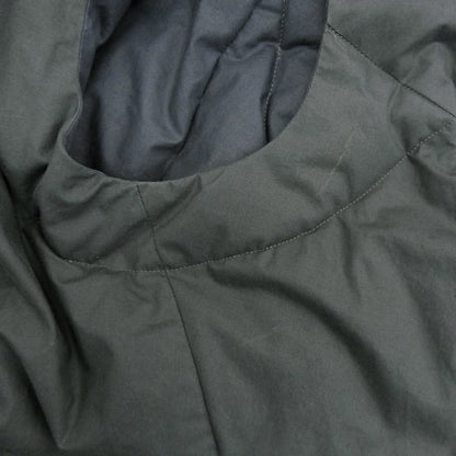 Quilted Down Vest Cotton Women's Grey L Vest L Women's