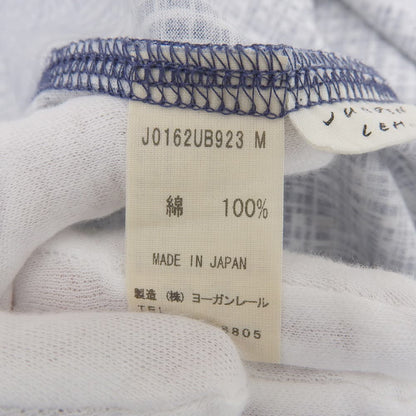JURGEN LEHL All-Over Pattern Cotton Dress Women's Blue x White M Dress