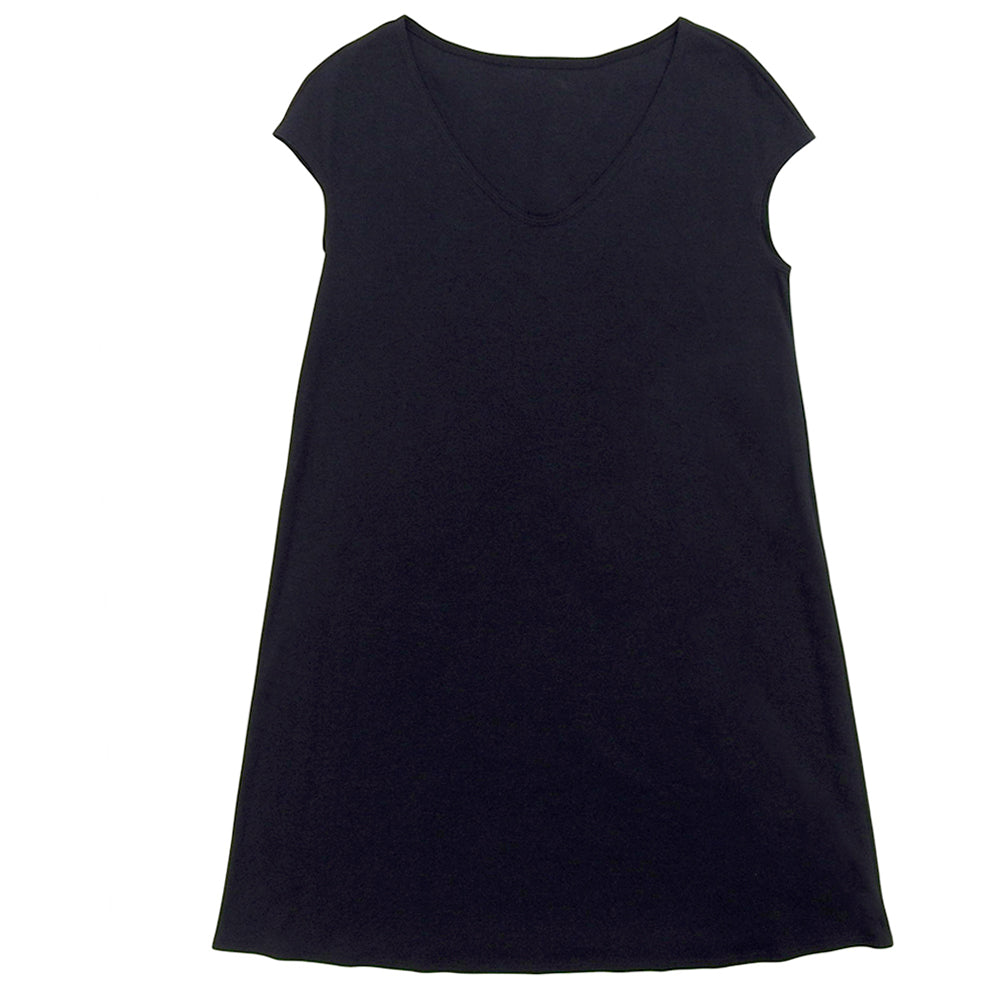 JURGEN LEHL Sleeveless Dress Tunic Cotton Women's Black M Dress