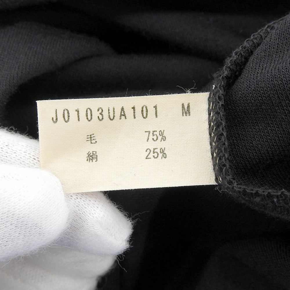 JURGEN LEHL ヨーガンレール シルク×ウール ワンピース レディース ブラック M ワンピース