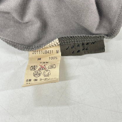 JURGEN LEHL ヨーガンレール グレー コットン 変形 カットソー トップス