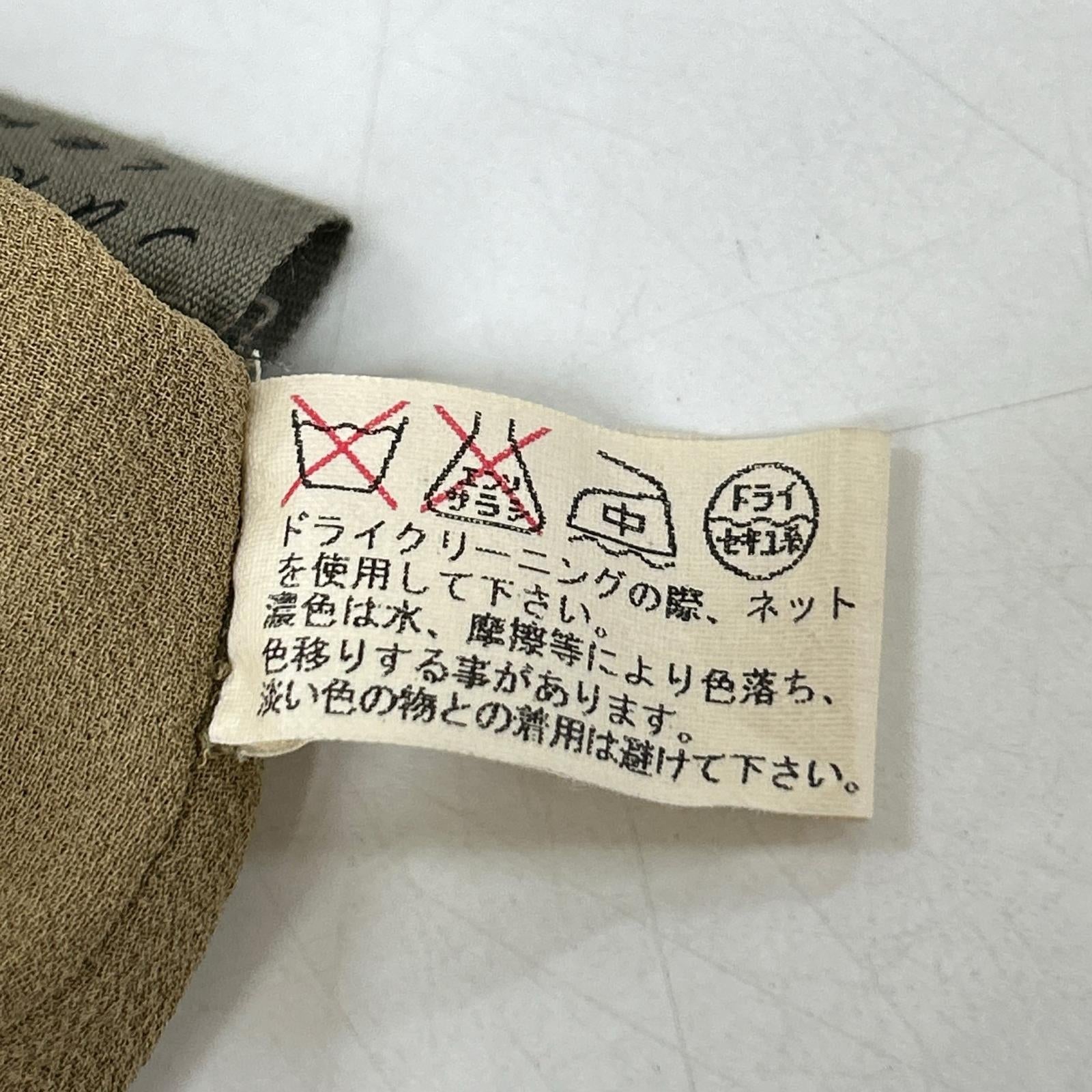 JURGEN LEHL ヨーガンレール J0131FB411 ベージュ シルク ドット刺繍