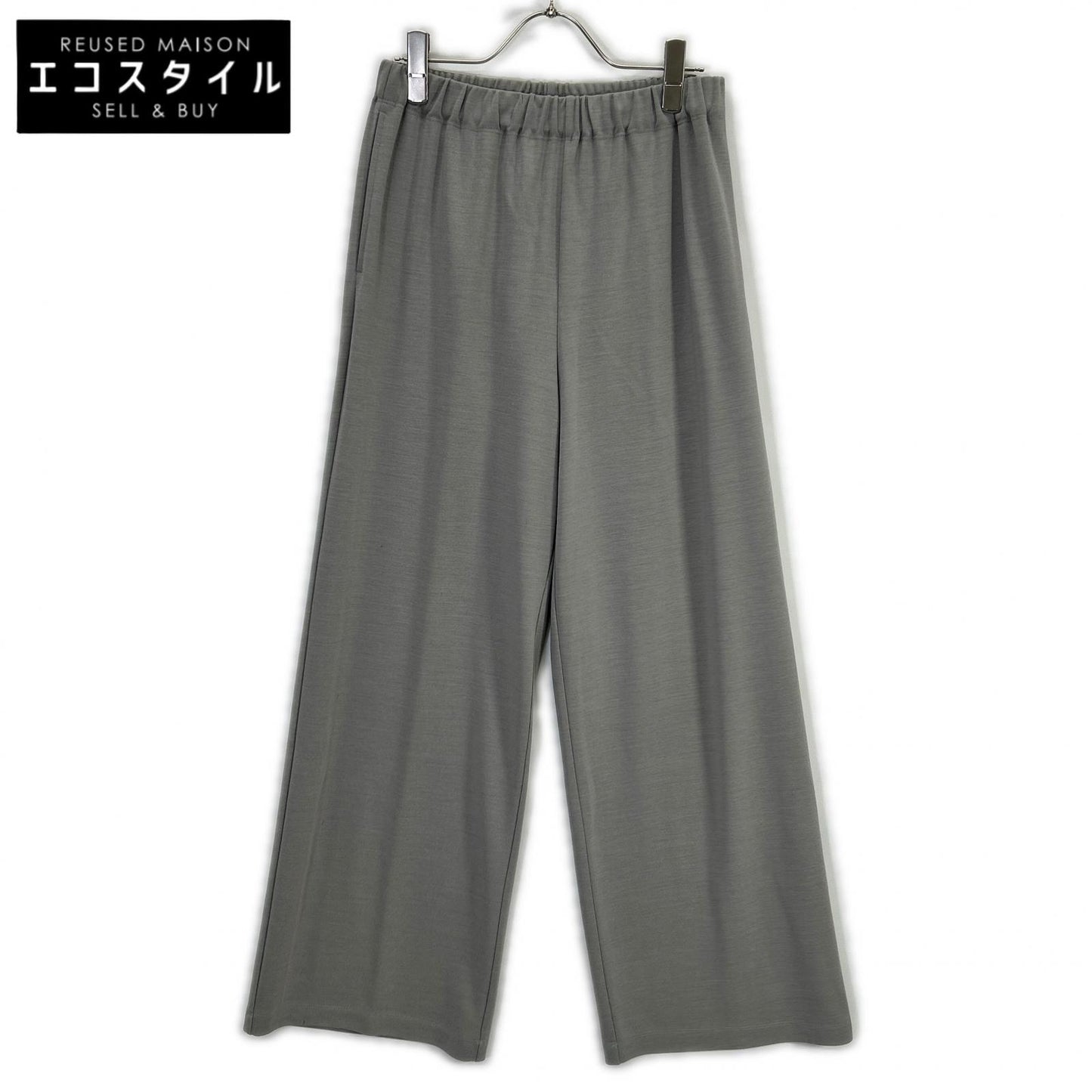 JURGEN LEHL Grey Wool x Silk Pants Bottoms M