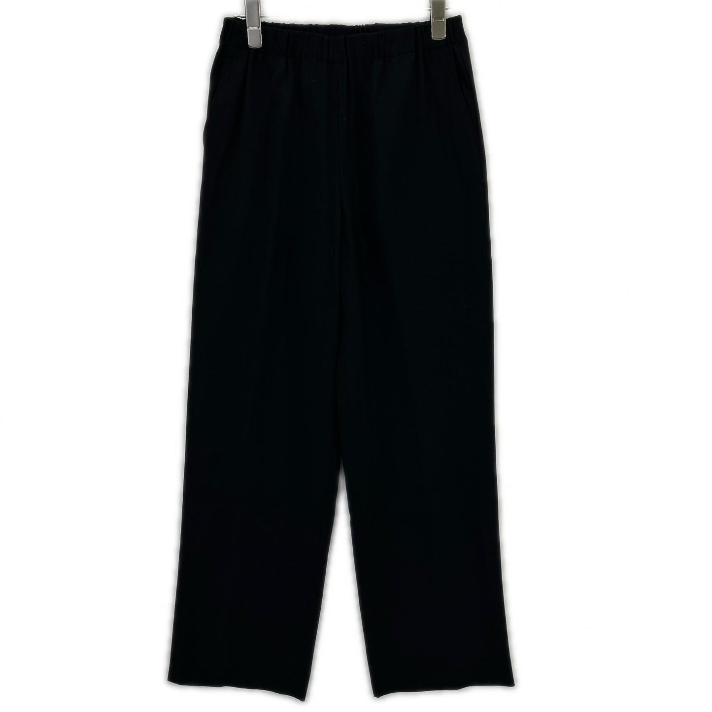 JURGEN LEHL Black Wool Slacks Bottoms M
