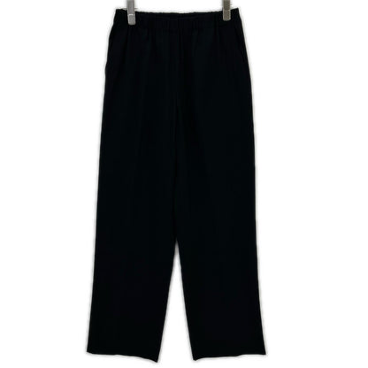 JURGEN LEHL Black Wool Slacks Bottoms M