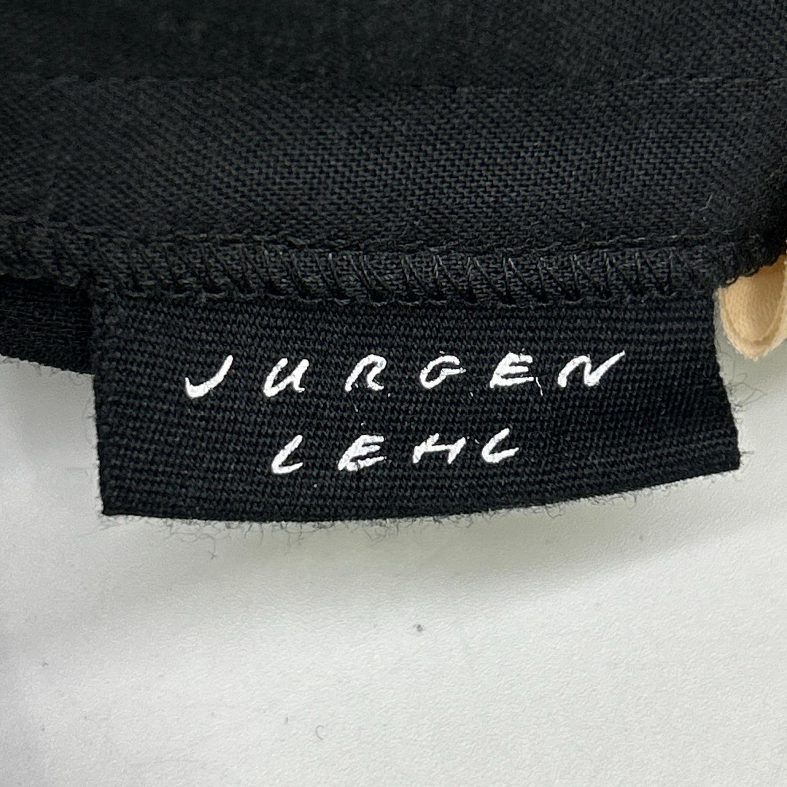 JURGEN LEHL Black Wool Slacks Bottoms M