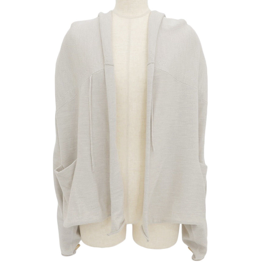 Wool Cardigan Top Women's Gray M