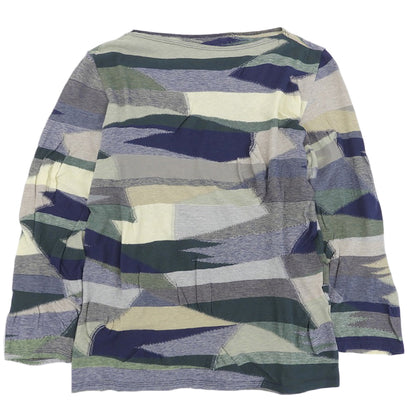 Cotton 3D Cutsew Top for Women, Multicolor, Size M