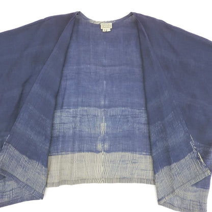 Wool Cardigan Top for Women Indigo M