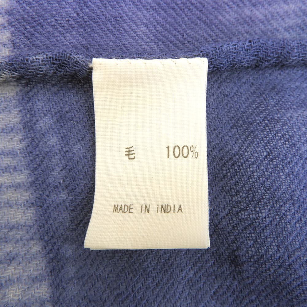 Wool Cardigan Top for Women Indigo M