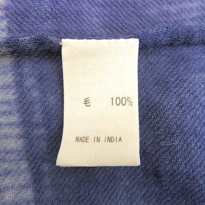 Wool Cardigan Top for Women Indigo M