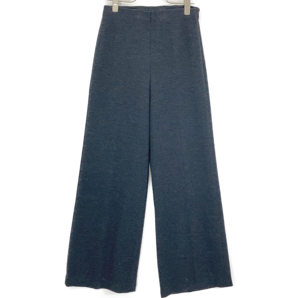 NAVY WOOL KNIT PANTS Bottoms L Ladies