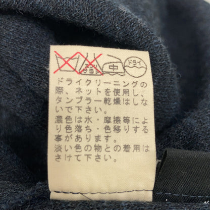 NAVY WOOL KNIT PANTS Bottoms L Ladies