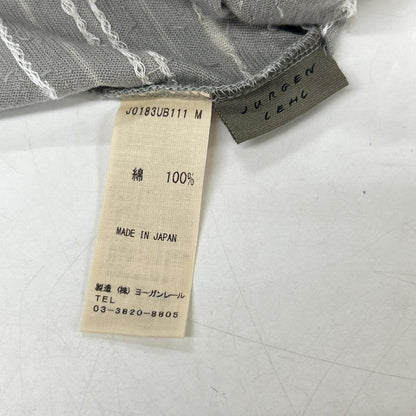 JURGEN LEHL ヨーガンレール グレー 刺繍 デザイン カットソー トップス
