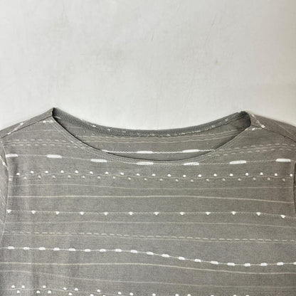 JURGEN LEHL ヨーガンレール グレー 刺繍 デザイン カットソー トップス