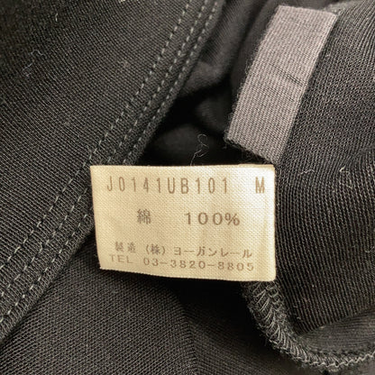 JURGEN LEHL Black Cotton Asymmetrical Collar Cut-and-Sew Top