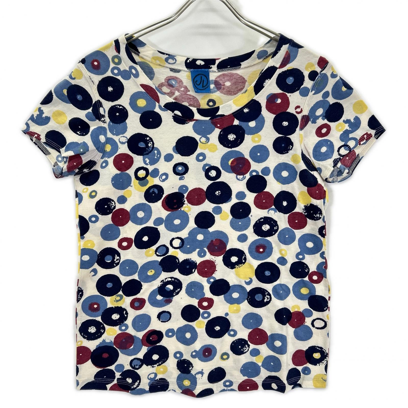 JURGEN LEHL Ivory Circle-Design Knit Top Tops