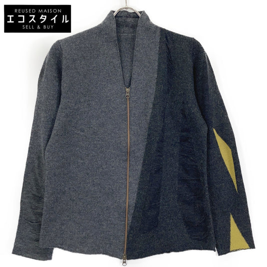 ｸﾞﾚｰ×ｲｴﾛｰ ｼﾞｯﾌﾟｱｯﾌﾟ ｼﾞｬｹｯﾄ ジャケット M レディース