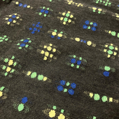 Babaghuri ババグーリ ブラウン×イエロー 刺繍 カットソー トップス
