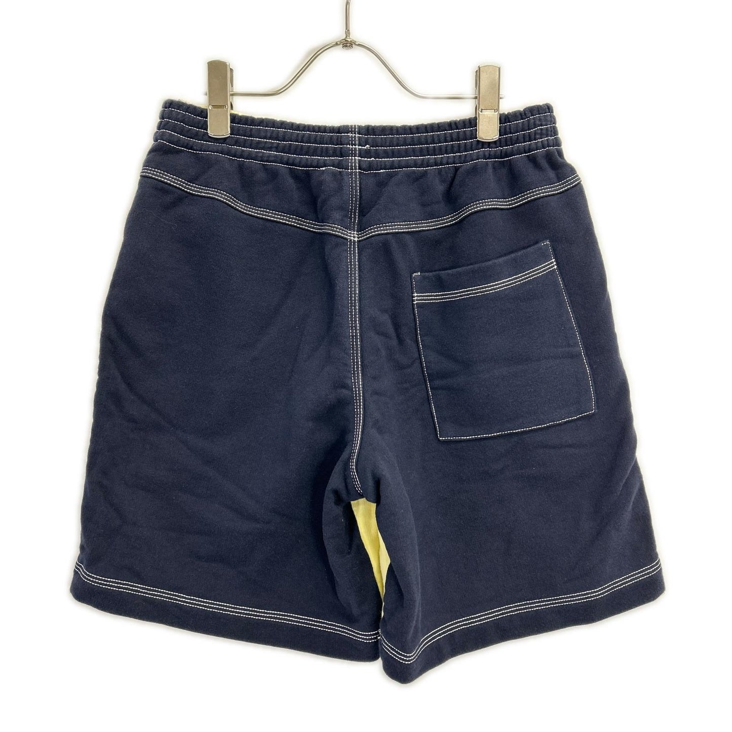 MARNI マルニ 22SS PJMU0046QS イエロー×ネイビー DUO-TONE ショーツ ボトムス