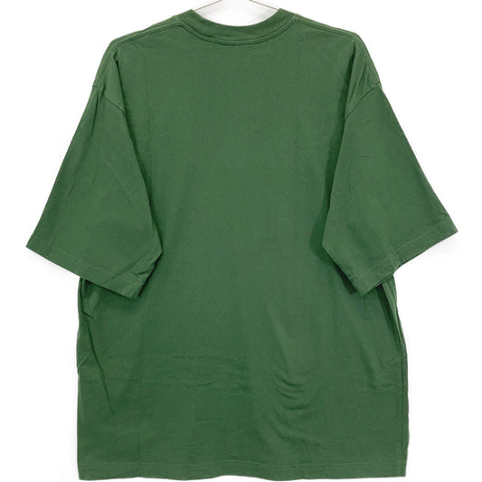 MARNI マルニ HUMU0223EX Green Short-Sleeved Logo Embroidered T-shirt Top