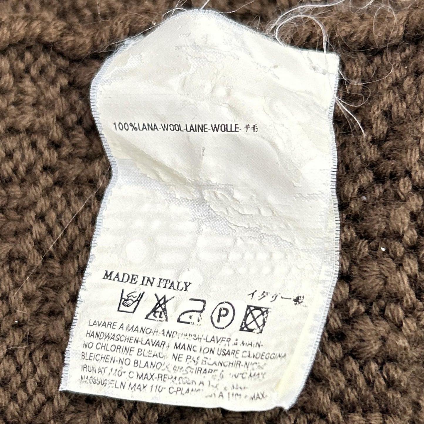 Maison Margiela メゾンマルジェラ ﾌﾞﾗｳﾝ ｳｰﾙ ﾏﾌﾗｰ マフラー