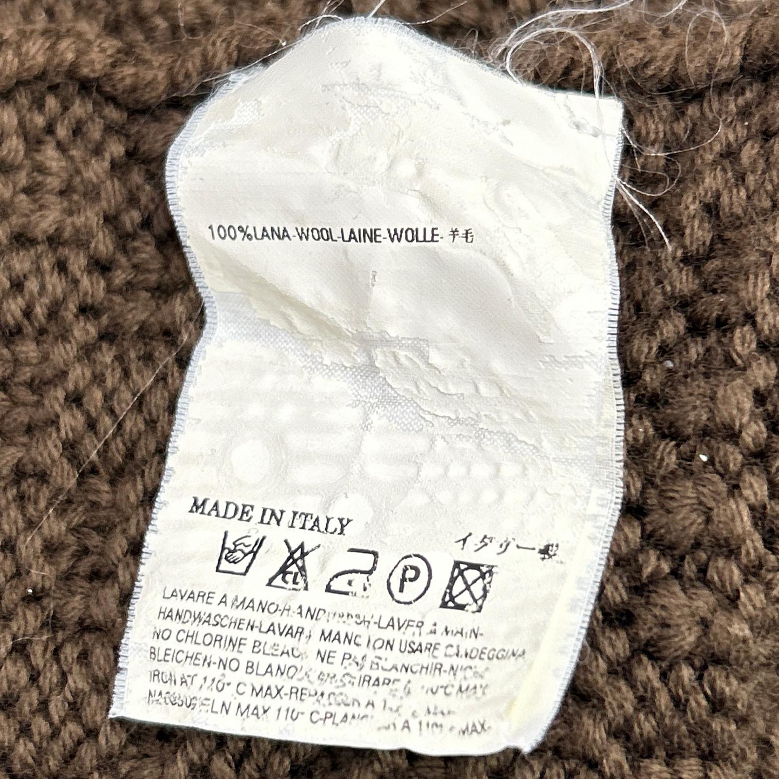 Maison Margiela メゾンマルジェラ ﾌﾞﾗｳﾝ ｳｰﾙ ﾏﾌﾗｰ マフラー