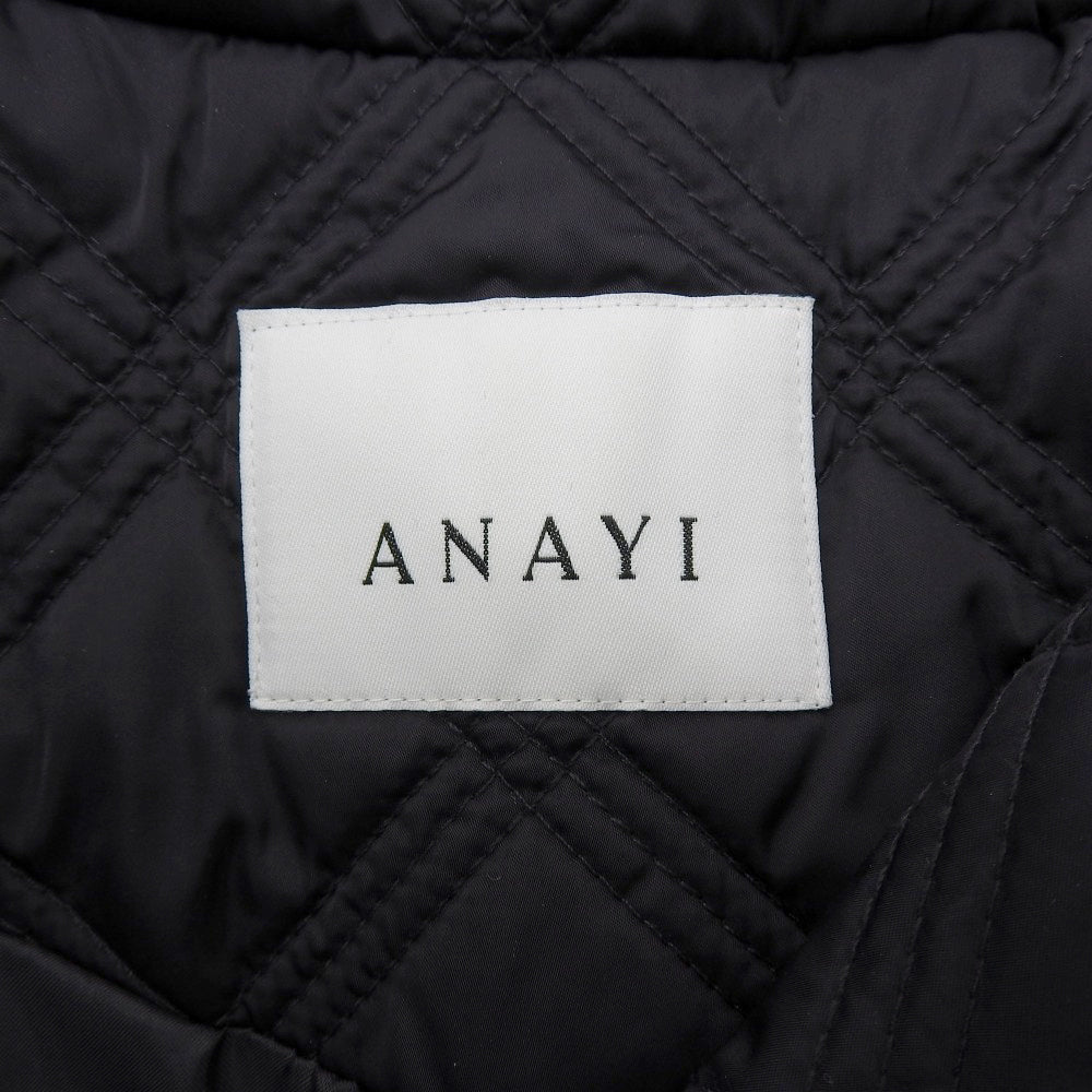 Excellent Condition Quilted Hooded Coat Ladies Black 36 2024 Model Coat 36 Ladies