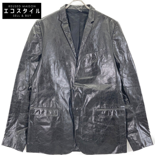 Dior HOMME 10AW Black Kris Van Assche Era Genuine Leather Jacket