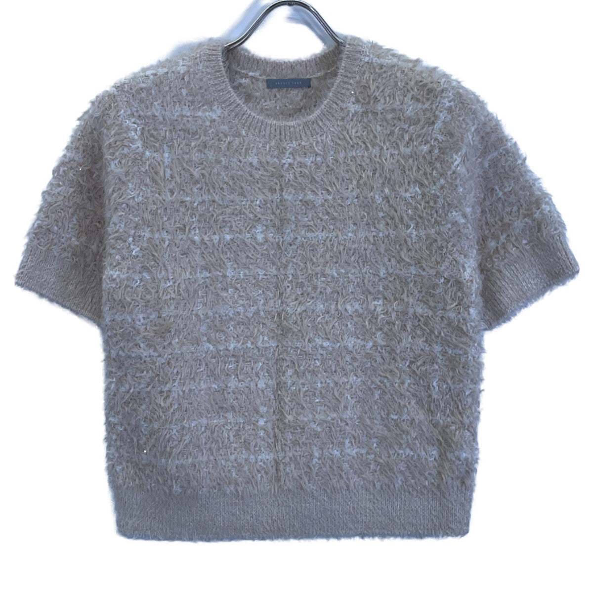 [Excellent Condition/2025 Model] Greene Carla Sweater Short-Sleeved Knit Sweater/ Top 38 Women's