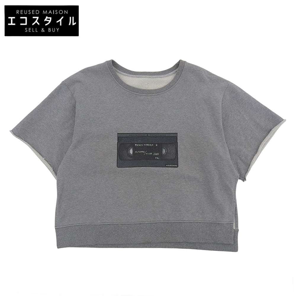 MM6 Maison Margiela 棉质运动衫 T恤 女士 灰色 S 上衣