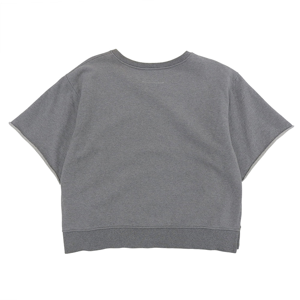 MM6 Maison Margiela 棉质运动衫 T恤 女士 灰色 S 上衣