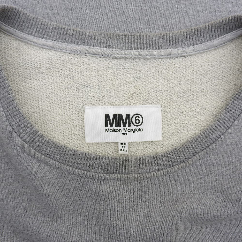 MM6 Maison Margiela 棉质运动衫 T恤 女士 灰色 S 上衣